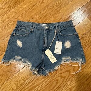 NWT Retro High Rise Cut Off Shorts